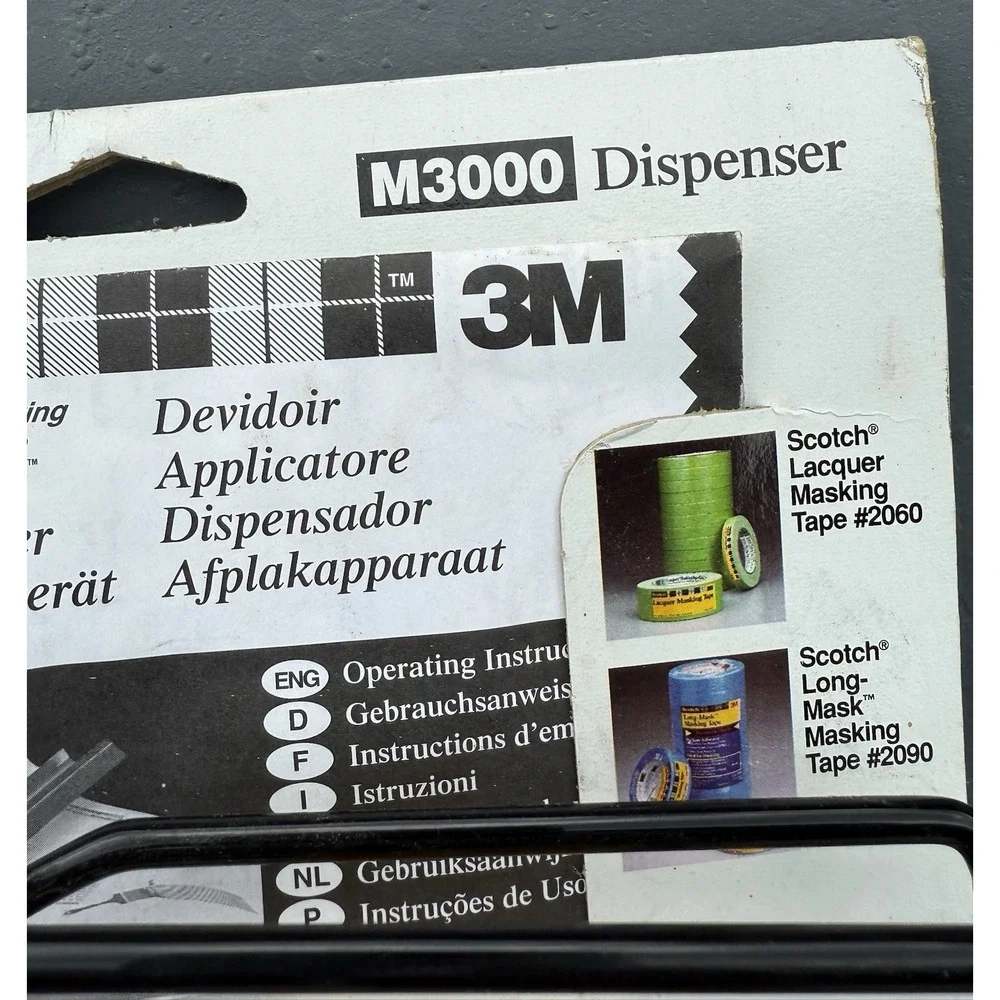 3M‎ Dispenser Hand Taper Masker Model M3000 film paper plastic roll dispenser